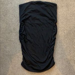 Black maternity skirt